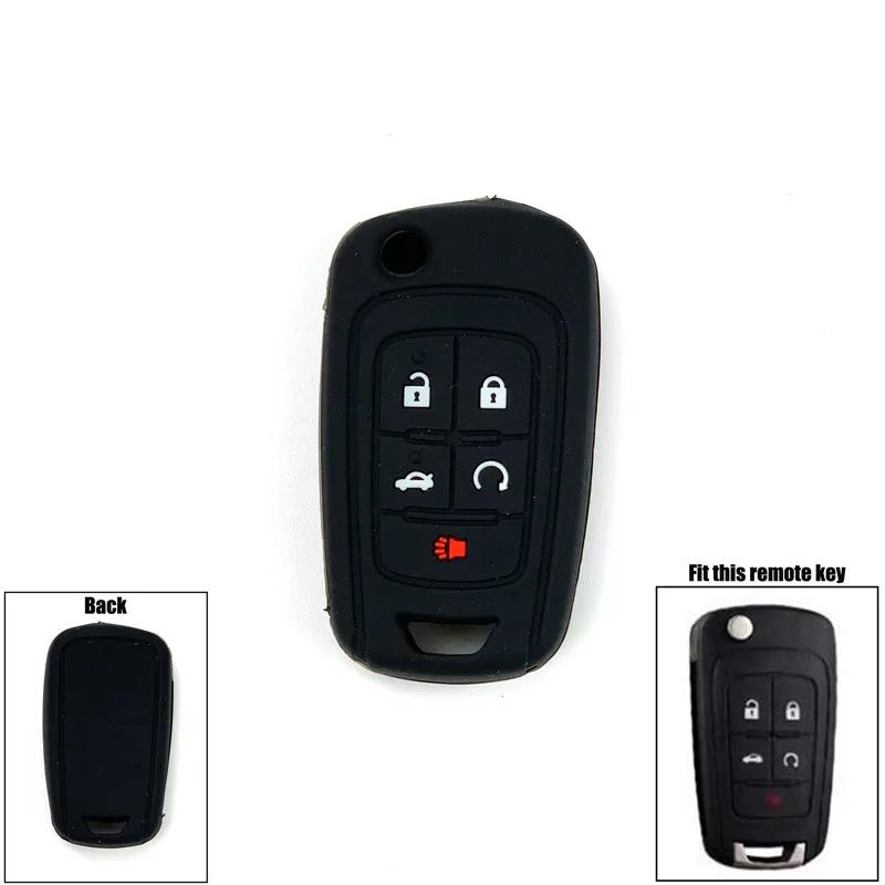 Car Silicone Remote Key Cover Case Fob Shell For Chevrolet Aveo Onix Volt Spark Orlando Trax Camaro Equinox Impala Sonic Cruze