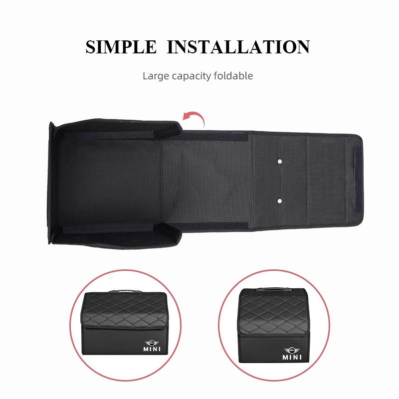 Car Trunk Organizer Box Foldable Storage Tidying Bag Accessories For BMW Mini Works Cooper F54 F55 F56 F57 F60 R50 R52 R53 R55