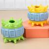 4 Pcs/set Food Puzzle Bite Resistant Interactive Dog Toys TPR Wear Resistant Dog Food Dispensing Colorful Dog Chew Solo Play