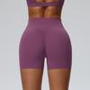 Damen High Waist Po-Hebende Yoga- und Laufshorts - Schnelltrocknend, Hohe Elastizität