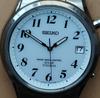 SEIKO BQ11 Titanium Solar Watch with Date Display Radio-Controlled