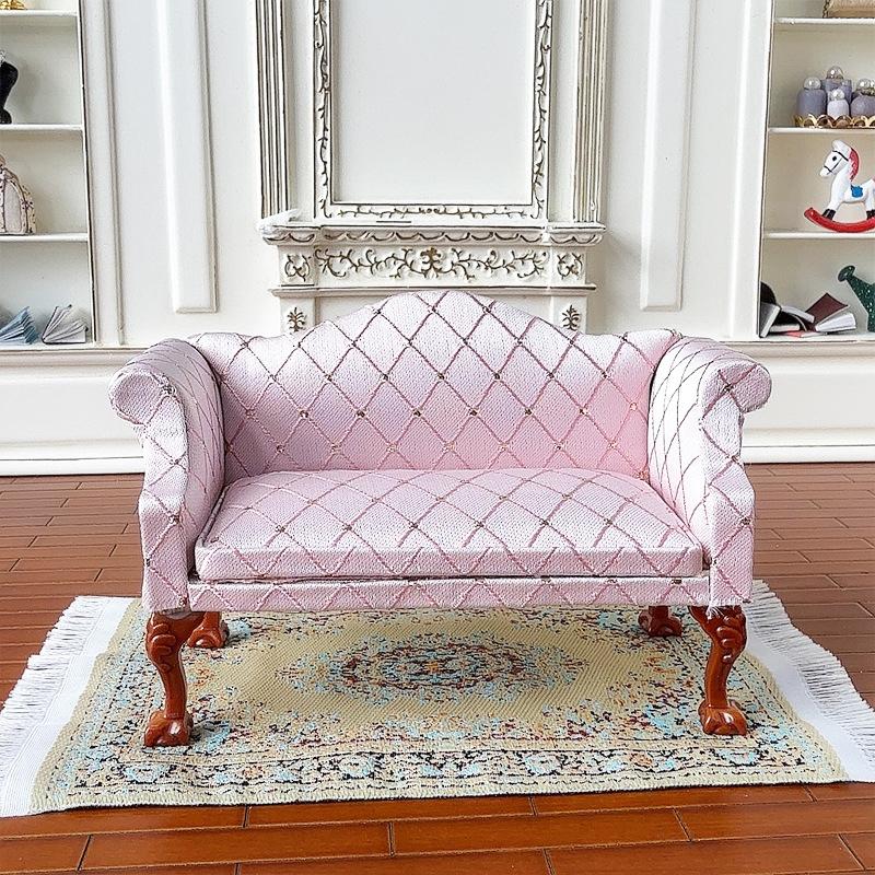 1/12 Puppenhaus Simulation Sofa Stuhl Modell Puppen Heim Sessel Sofa Wohnzimmer Möbel Dekor Puppenhaus Wohnszene Ornament