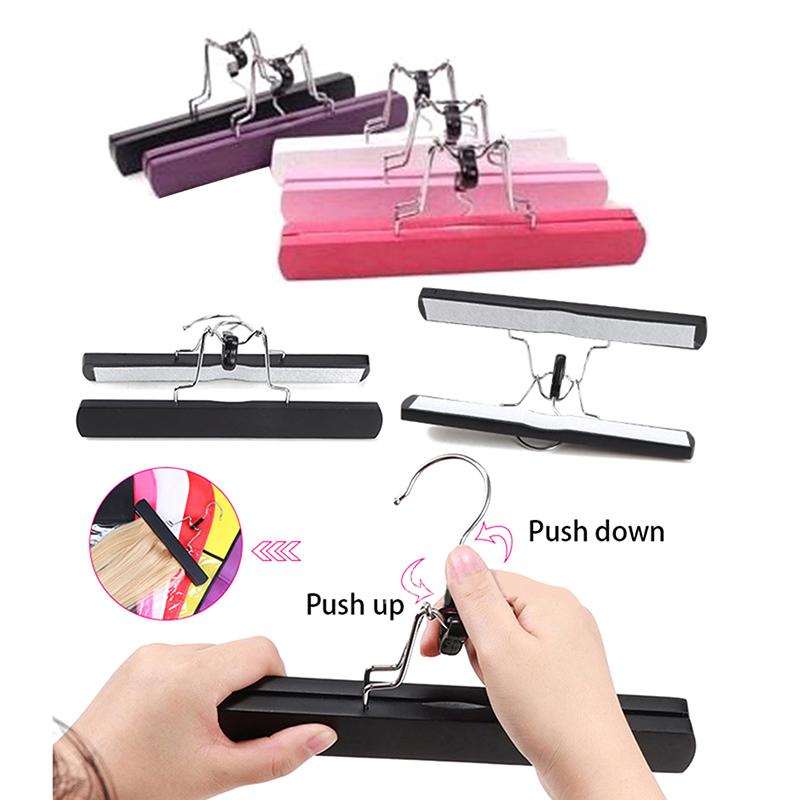 Solid Wood Wig Clip Portable Wig Bag Hanger Wig Storage Bags Pack Holder For Virgin Hair Weft Clip In Hair Extension Carrier Sto