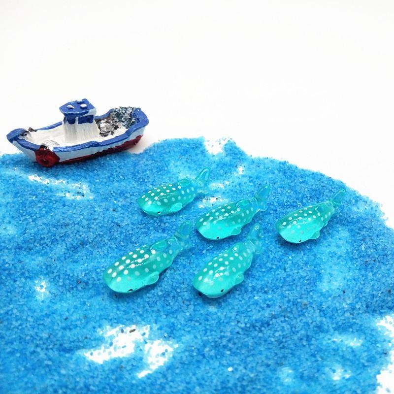 3pcs/set Spot Shark Fish Miniatura Dollhouse Garden Home Bonsai Decoration Mini Toy Miniature pvc Craft Ornaments Micro Decor DIY