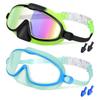 MDNG Kids Swim Goggles & Snorkel Mask with Nose Cover