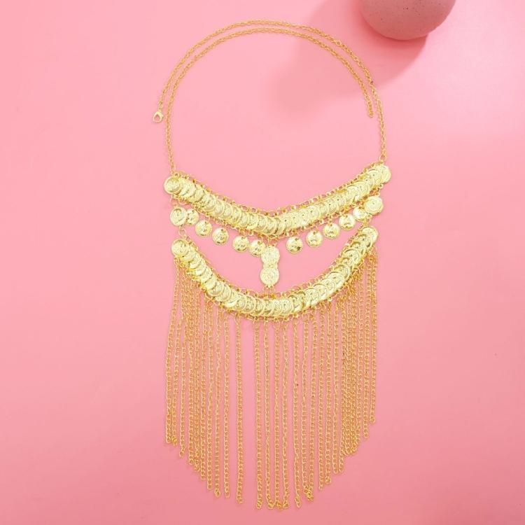 Gold Coin Veils Headpiece Indian Dance Belly Dance Costume Coins Face Chains Belly Dance Jewelry Accessories Gifts