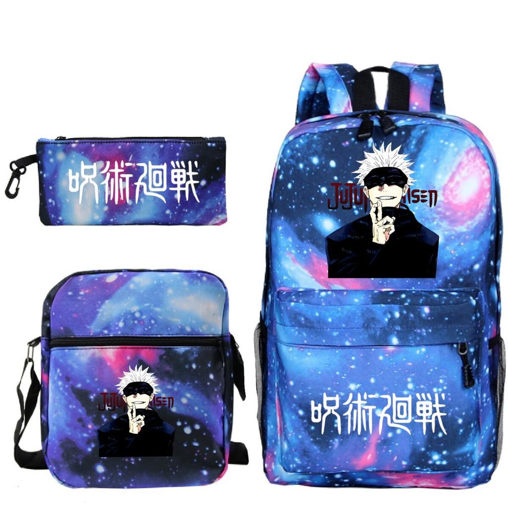 New Animation Peripheral Printing Children's Fashion Backpack Japanese Trend Popular Primary and Secondary School Student Schoolbag Set