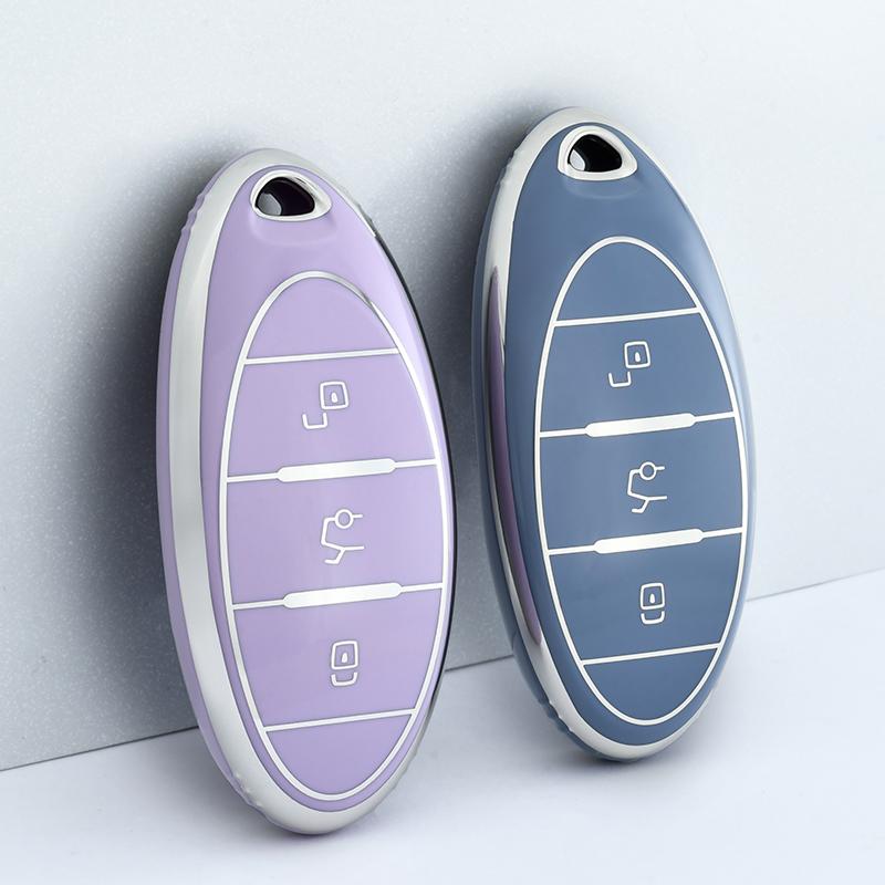 For FAW Besturn TPU Car Key Cover T77 Pro B70 T99 T55 T33 Auto Accessories Smart Remote Fobs Key Case Protector Keychain Holder