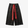 2026 Men Loose Wide Leg Pants Spring Men Casual Black Skirt Pants Fashion Flared Pants Chinese Style Men Print Harajuku Trousers