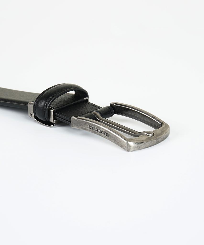BIRBANTE Classic Cow Leather Belt - Black