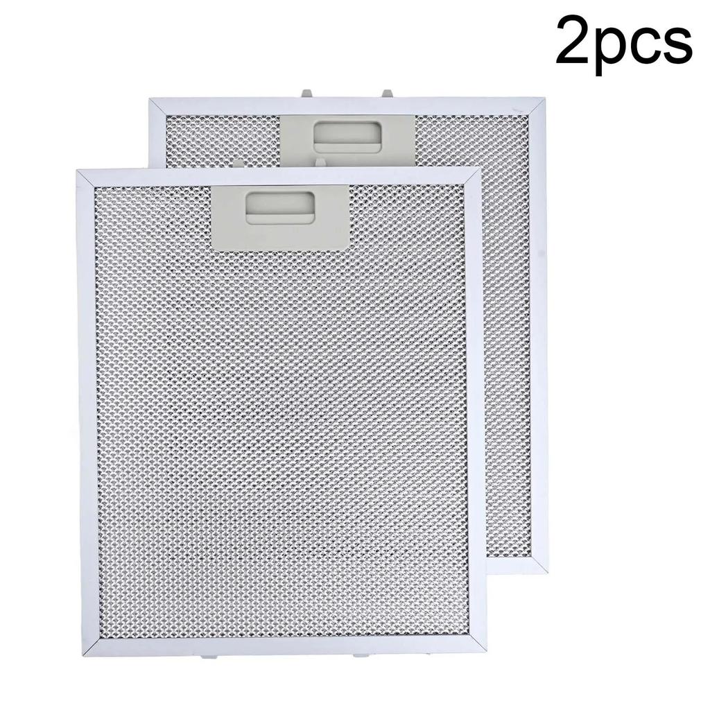 2PCS Grease Filters For Cooker Range Hood Metal Mesh Extractor Vent Filter 300 X 250mm Range Hood Fan Filter Kitchen Tools