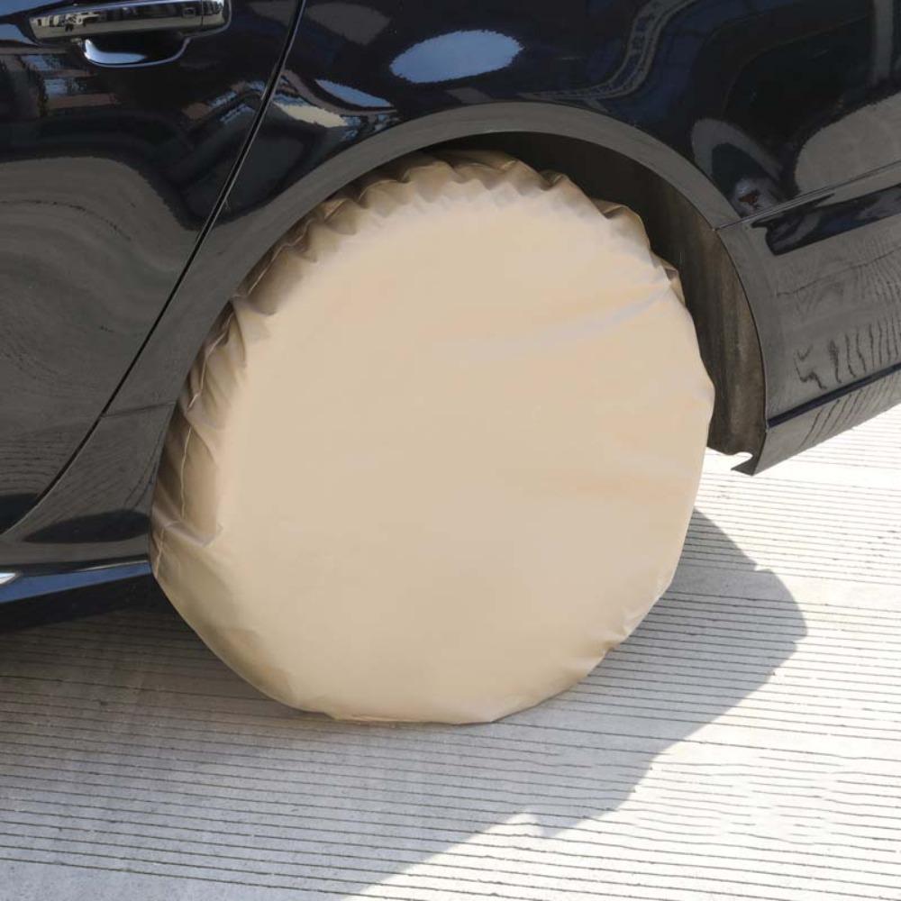 

Waterproof Universal Wheel Tire Covers UV Sun Protector Tyre Protection Cover Outdoor Use хаки