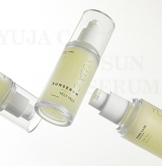 Siero Solare Yuja Ricco di Vitamine per Illuminare e Protezione UV Potente