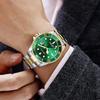 Business Men's Watch Fashion Trend Stainless Steel Green Ghost Diver Series Blue Gradual Gold Classic Men's Quartz Watches