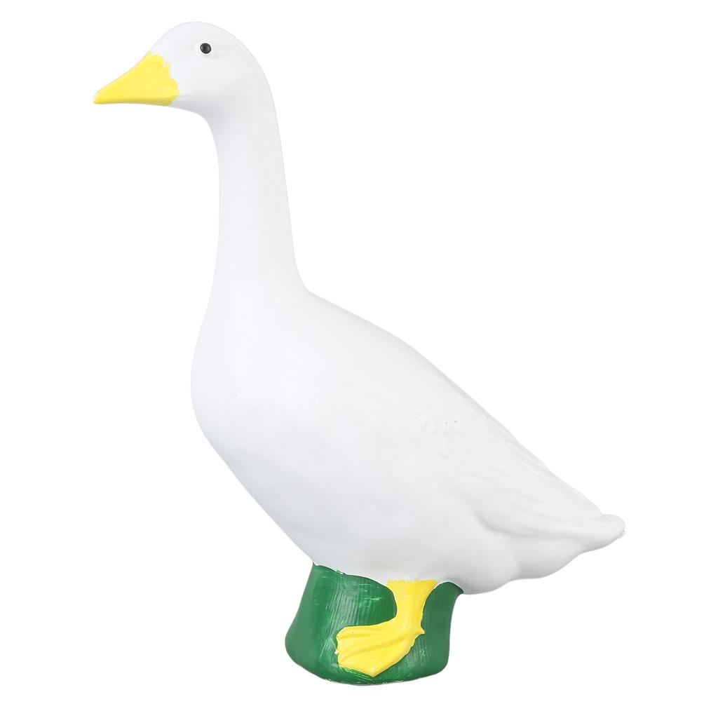 Goose Statue Resin Delicate Details Lifelike Exquisite Craft Goose Figurine Sculpture Ornament Decoration for Home