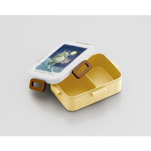Skater 4-Point Lock Lunch Box, 650ml, My Neighbor Totoro Watercolor Design, Made In Japan, for YZFL7