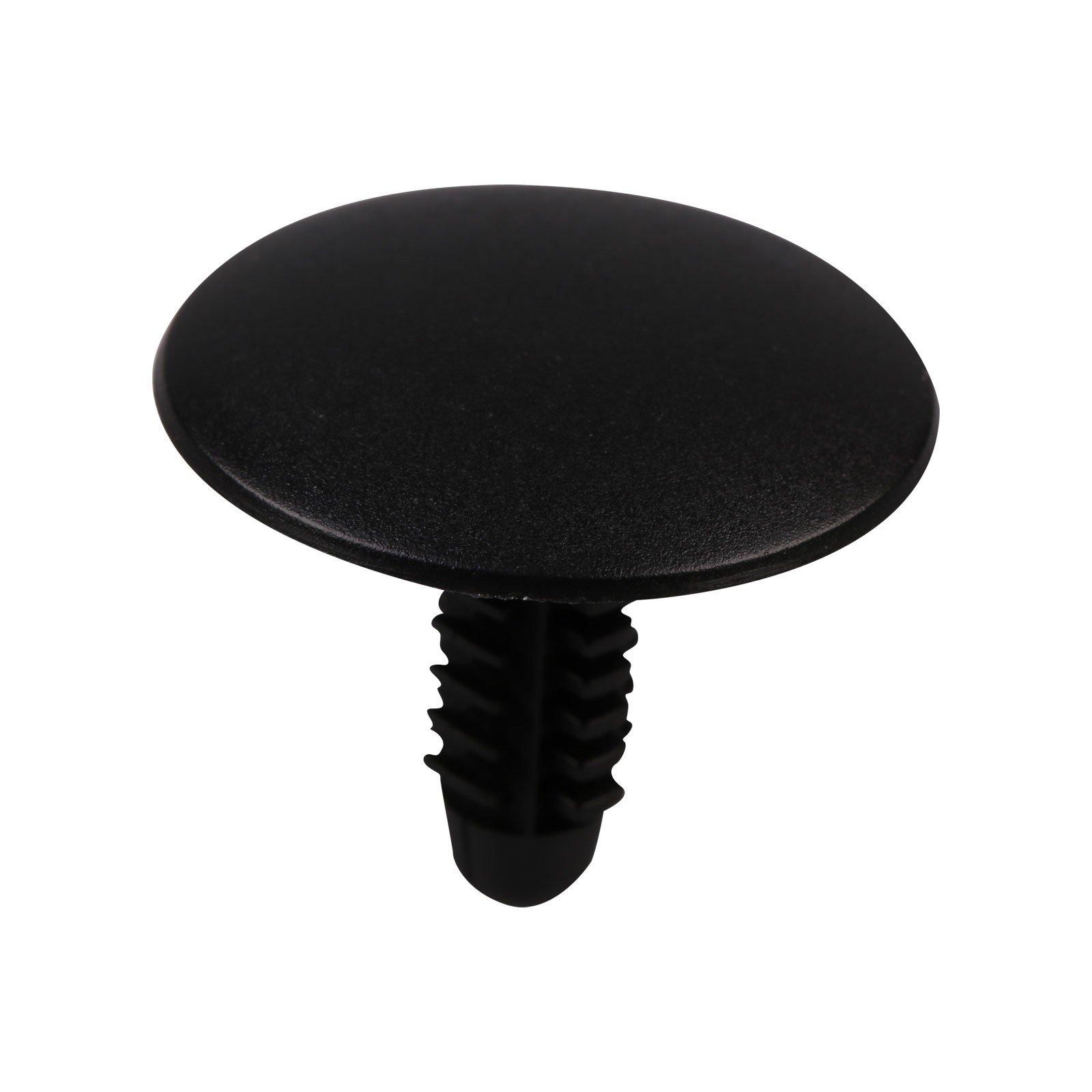 

Esc Auto Parts ECF1039 10 Pieces Roof Trim Retainer, Black for Chrysler: 6501067; Toyota: 90467 08104