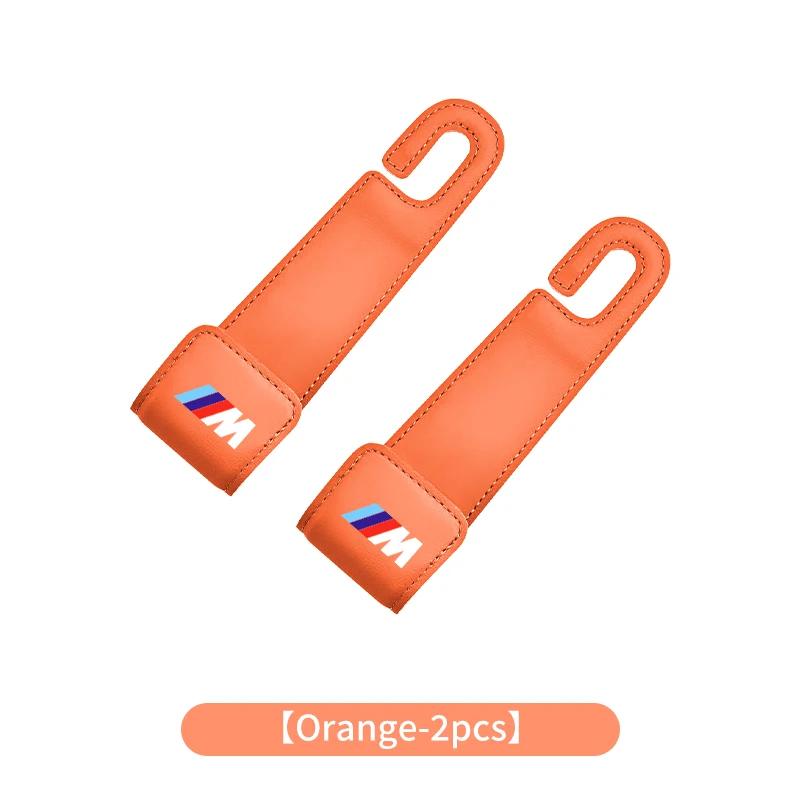 Car Sticker 2025 Hot Hidden Car Back Seat Hook Headrest Suede Accessories For BMW Motorsport X1 X3 X5 E39 E46 E90 F20 E60 F30 E3
