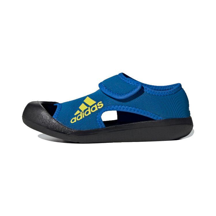 Adidas Magic Tape Simple Comfortable Versatile Non-Slip Shock Absorbing Sandals Kids Sandals Blue FV8885
