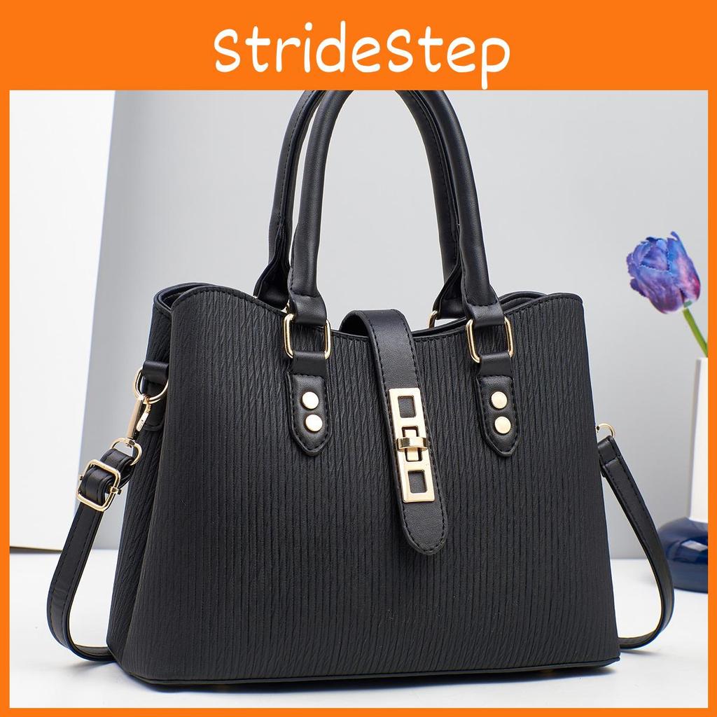 Trendy Crossbody Pu Leather Tote Bag For Women Ample Space In Blue And Beige