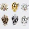 Halloween Nail Art Accessories 3D Alloy Metal Shiny DIY Nail Art Decoration Manicure Supplies
