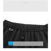 Plus Size Cargo Shorts Men Casual Gym Running Short Summer Elastic Waist Outdoor Camping Hiking Shorts