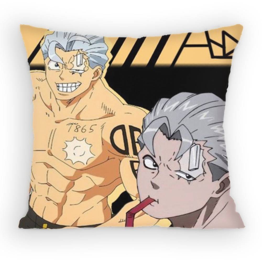 Anime Undead Unluck Andy Pillow Case Anti-Dustmite Pillowcase Invisible Zipper Silky Sofa Cushion Cover For Bedroom