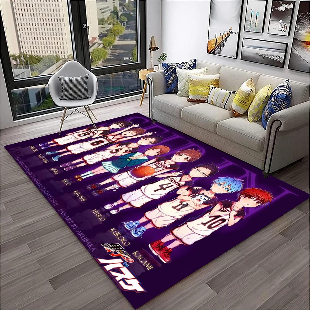 3D Anime Kuroko's Basketball Cartoon Carpet Rug for Home Living Room Bedroom Sofa Doormat Decor,kids Area Rug Non-slip Floor Mat