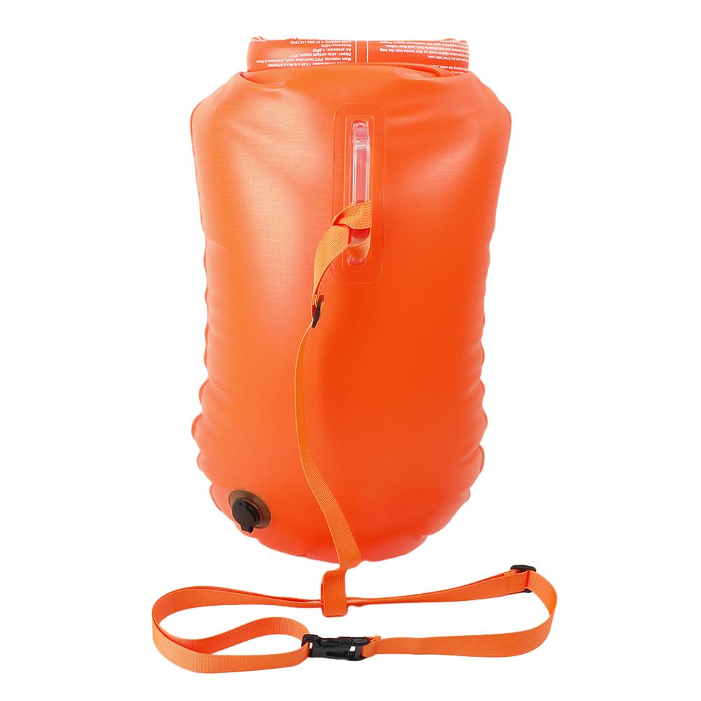 

20L Swimming Buoy Bag IPX7 Waterproof Lifebuoy Buoy Bag for Open Water Swimmers