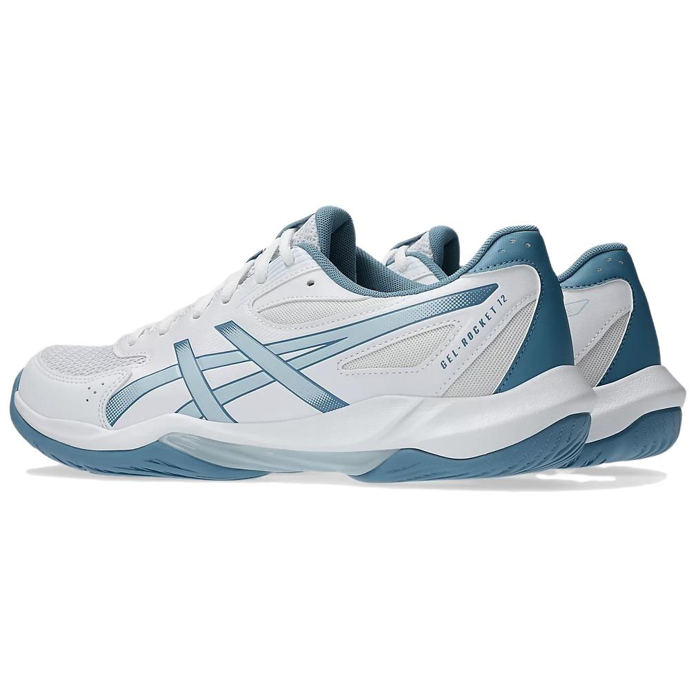 Asics GEL ROCKET 12 Cushioning Breathable Support Volleyball Shoes Men's White 1071A116-103