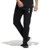 Adidas Elastic Waist Straight Leg Track Pants Men Bottoms Black HE5136