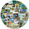 50 Romantic Oil Painting Theme Graffiti Stickers Artistic Atmosphere Decorative Stickers DIY Water Cup Refrigerator