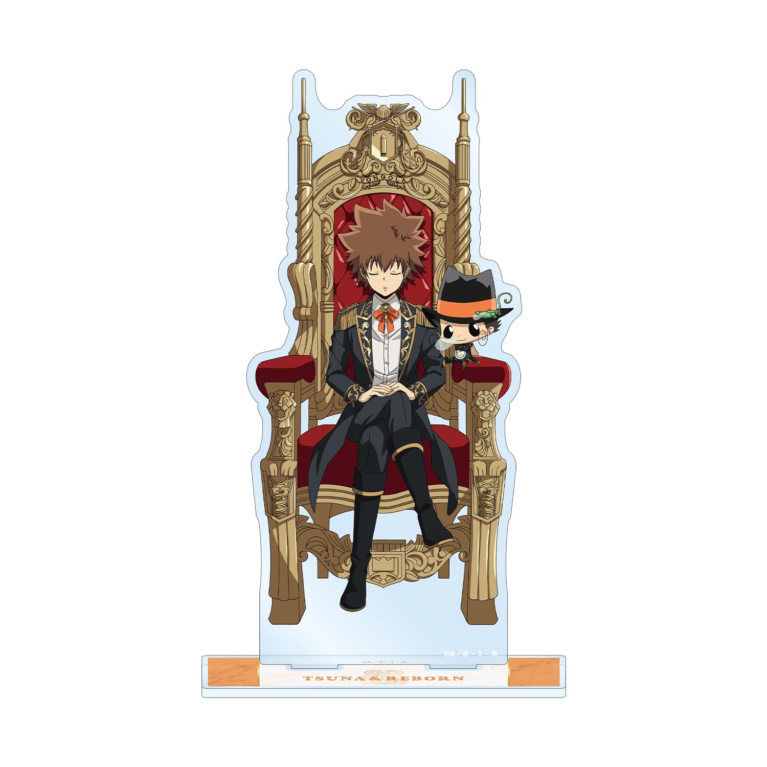 

Katekyo Hitman Original Illustration Tsunayoshi Sawada Reborn Dreaming Throne Extra Large Acrylic Stand Reborn! & Ver.