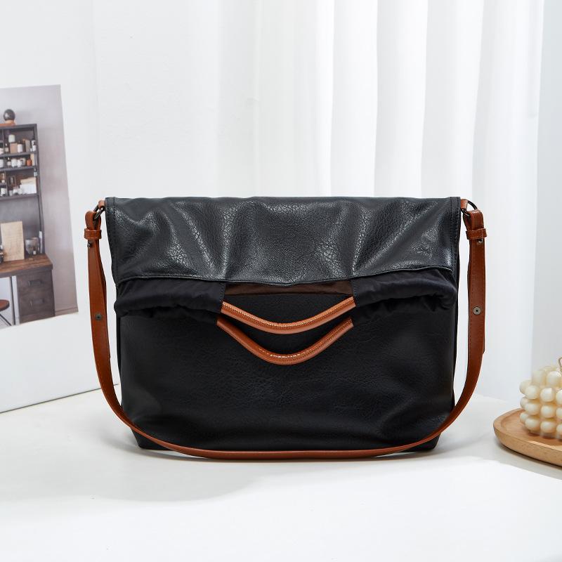 

Новая большая сумка-тоут, темпераментная повседневная на плечо, сумка-мессенджер, модная ретро, портативная женская сумка, тренд