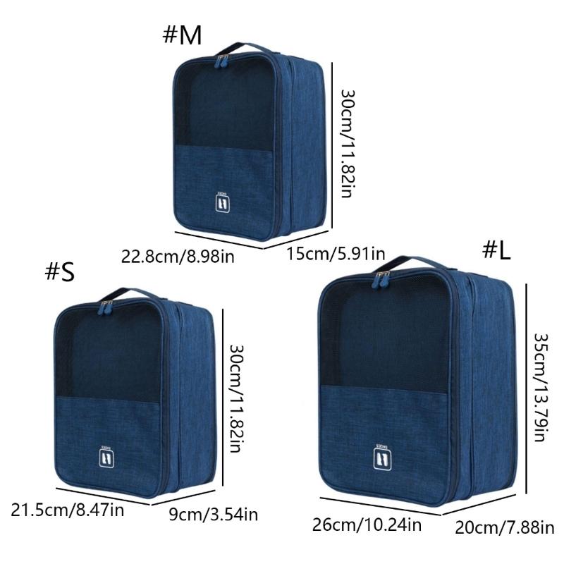 Shoe Bag Keep Your Shoes Organized Protected Holds 3Pairs of Shoes Waterproof