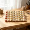 40 Pieces Wooden Beads with Faces Adorable Smiling Face for Crafters, Hobbyists, DIY