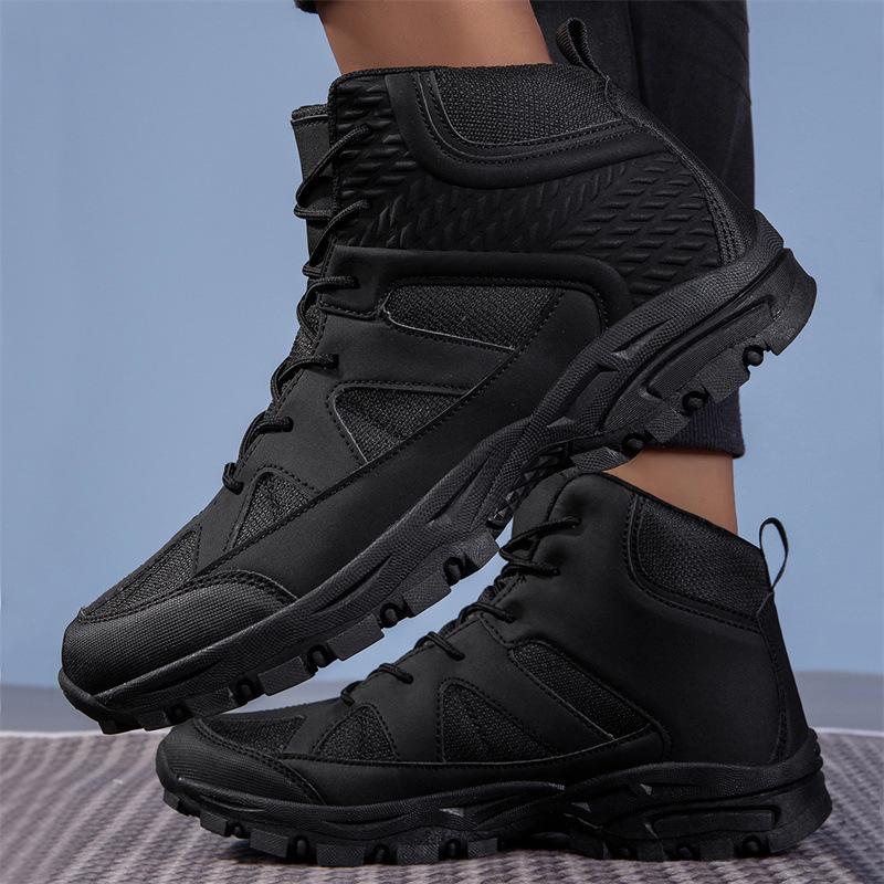 2025 new winter large size high top men's and women's single shoes outdoor hiking shoes men's shoes hiking shoes couple
