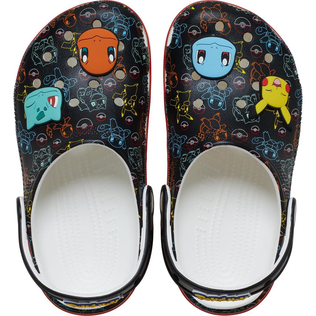 Crocs Kids Pokemon Print Classic 20cm Clog, Multi,
