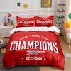 Arsenal Champions 2026 Bedding Bedding Duvet Cover Set Duvet Cover Pillowcases Home Decor (1 * Duvet Cover 2 * Pillowcases, Without Duvet Insert)