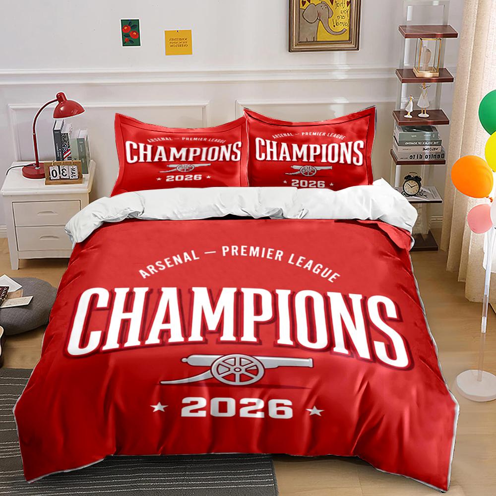 Arsenal Čempioni 2026 Gultasveļa Gultasveļa Palagu