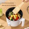 Multifunctional Mini Electric Cooker: All-in-One Pot for Steaming, Frying, Braising, and Cooking - Perfect for Dormitory Use.