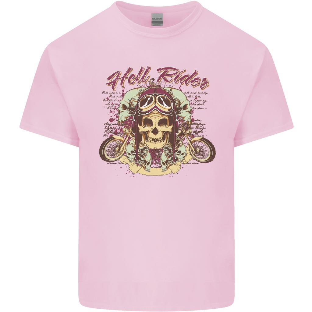 Hell Riders Motorcycle Motorbike Biker Unisexs Light Cotton TShirt