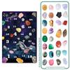 Unique Christmas Crystal Gemstone Blind Box Colorful 24 Grid Rock Mineral Specimens Interesting Crystal Advent Calendar