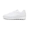 PUMA Black Top Rider Leather Gray Size cm Men's Sneakers, 393823, White/Glacial (01), 22.0