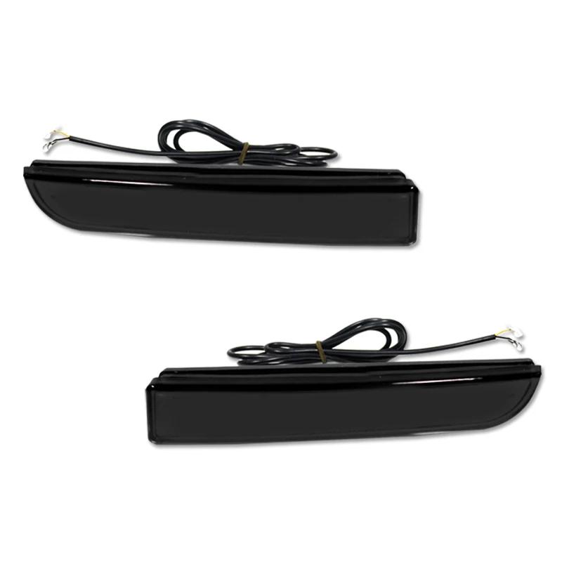 LED Bumper Reflector Lights For Mitsubishi Lancer Evo Evolution ASX Outlander Sport RVR Dynamic Turn Signal Rear Tail Brake Lamp