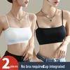 Damen Kleines Camisole Tanktop mit Brustpolstern, Schönes Rückendesign, Integrierte feste Cups Unterwäsche.