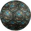 Dinosaur Glass Art Round Football Size 5 Adult Ball Suitable for Training Matches and Outdoor Team.