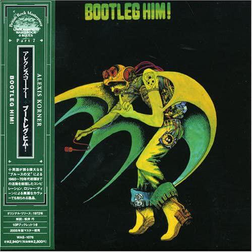 CD ALEXIS KORNER - Bootleg Him! (Paper jacket specific WAS1076 Strange Days 2005 Japan ObiRock Used