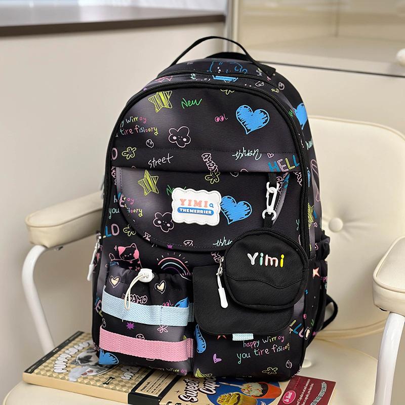 

Новый стиль Девушка Милый Японский Высокая ценность Школьный рюкзак для учеников средней и старшей школы с большой вместимостью для учеников на занятиях .