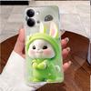 Für Vivo Y05 Y11D Y31D 4G Hülle Niedliches Liebesherz Hase Schlank Transparent Weiches TPU Silikon Handyhüllen Für Vivo Y 05 11D 31D Rückseite